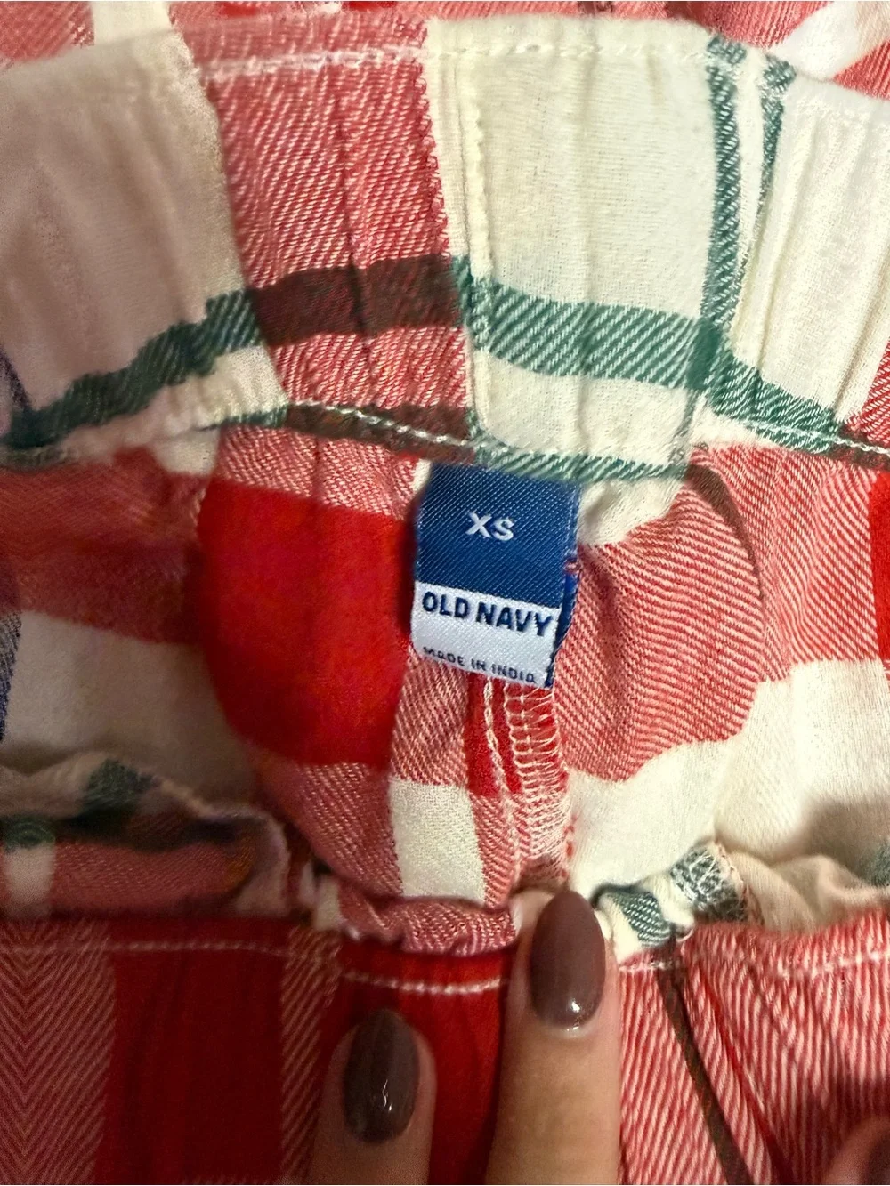 Old Navy Red Plaid couples Pajama Set - Classic Holiday Flannel